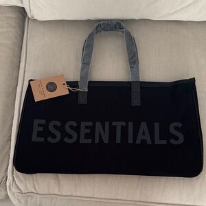 Essentials Black Duffel Bag
